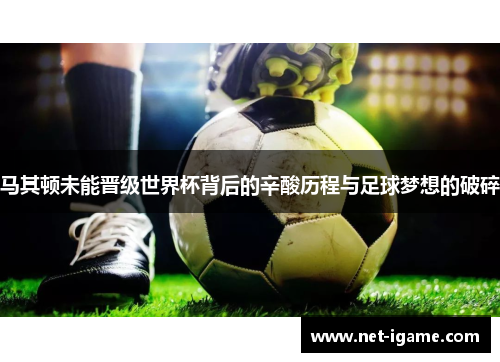 马其顿未能晋级世界杯背后的辛酸历程与足球梦想的破碎